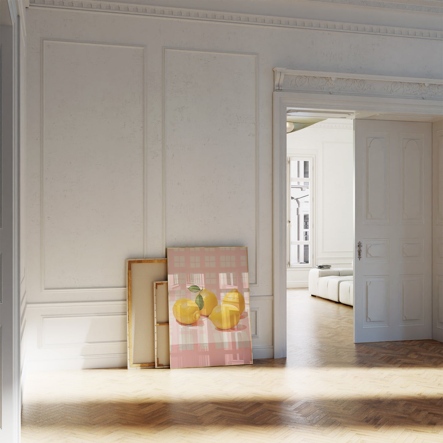 Lemons on Italian Table Cloth