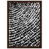 Dark wood frame
