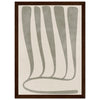 Dark wood frame