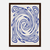 Dark wood frame
