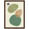 Dark wood frame