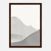 Dark wood frame