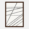 Dark wood frame