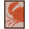 Dark wood frame