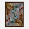 Dark wood frame