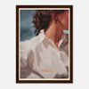 Dark wood frame