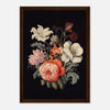 Dark wood frame