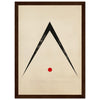 Dark wood frame