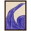 Dark wood frame