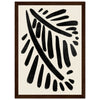 Dark wood frame