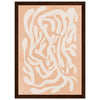 Dark wood frame