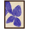Dark wood frame