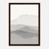 Dark wood frame