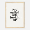 Wood frame