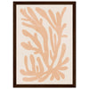 Dark wood frame