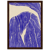 Dark wood frame