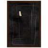 Dark wood frame