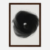 Dark wood frame