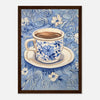 Dark wood frame