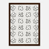 Dark wood frame