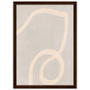 Dark wood frame