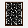 Dark wood frame