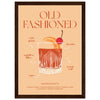 Dark wood frame