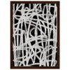 Dark wood frame