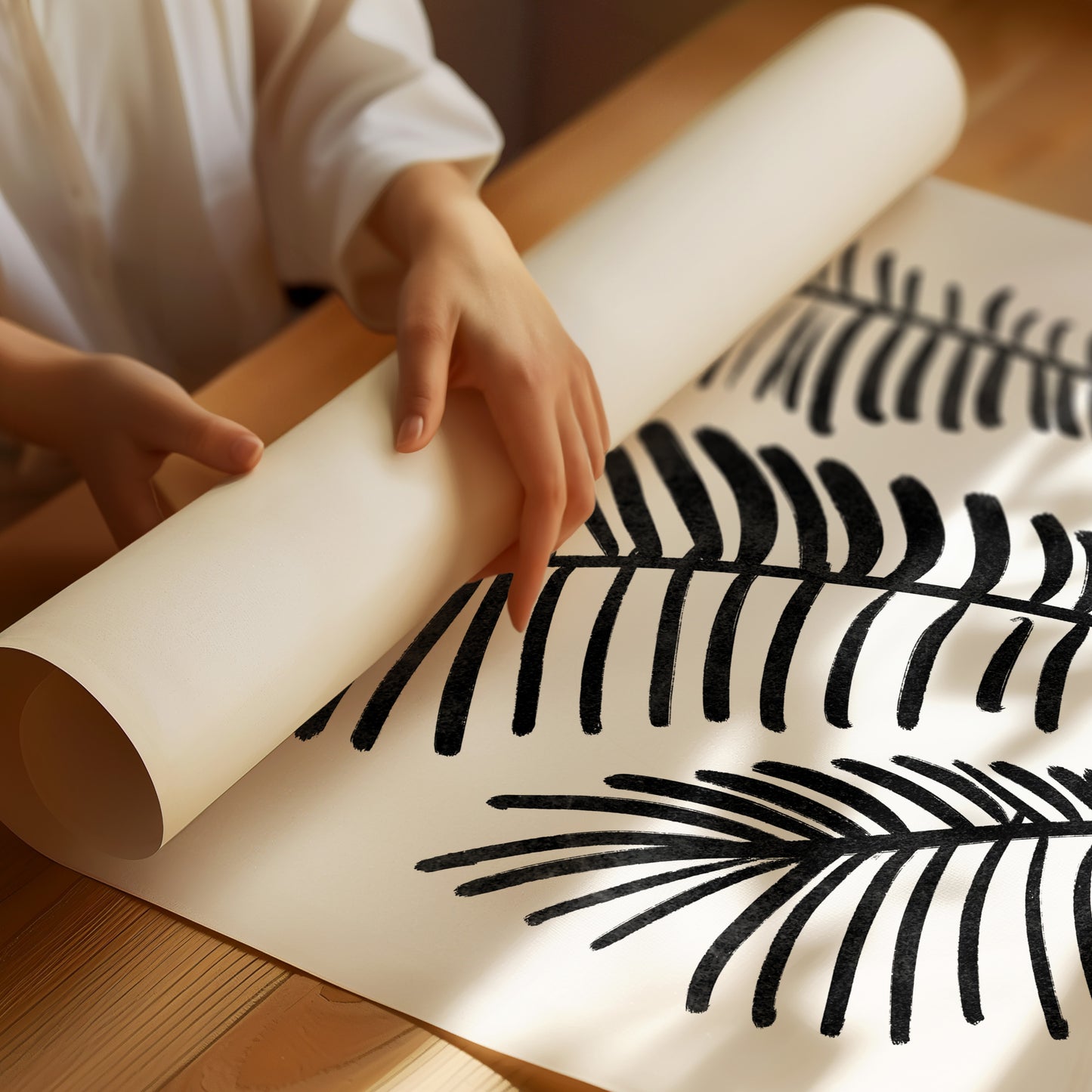 Palm Leaf Trio