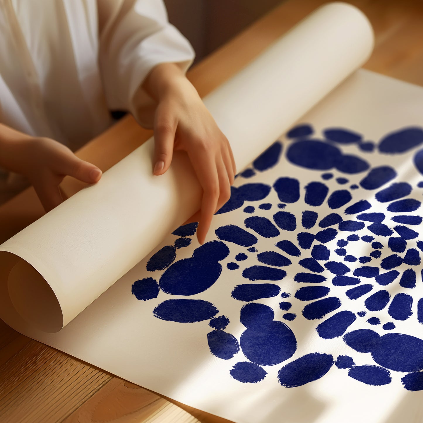 Hypnotic Wave Spiral