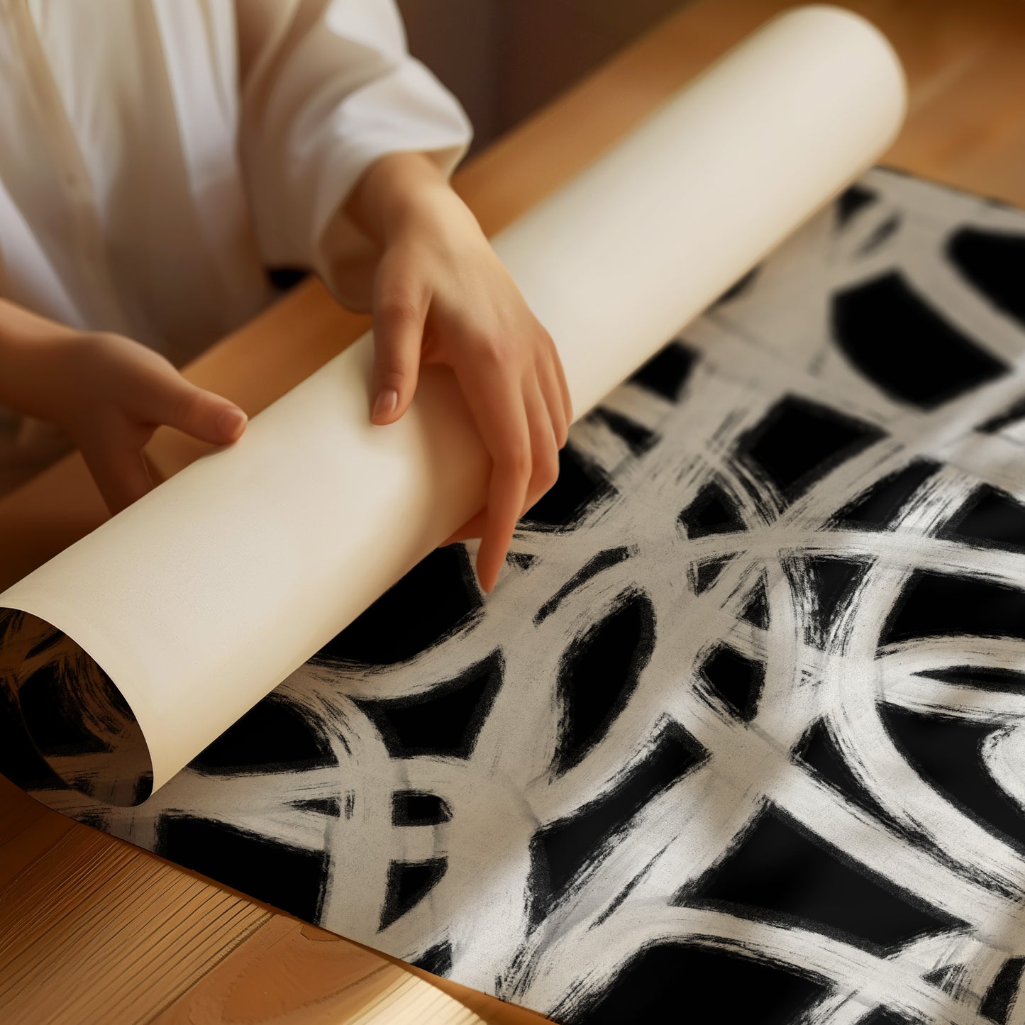 White Lines on Black