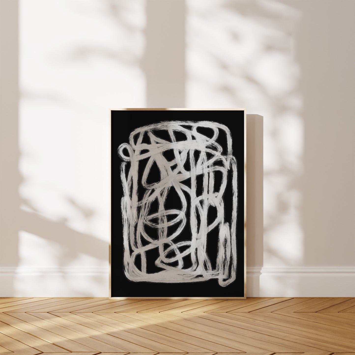 White Lines on Black No.3
