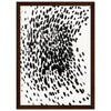 Dark wood frame