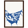 Dark wood frame