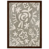 Dark wood frame