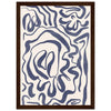 Dark wood frame