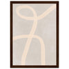 Dark wood frame