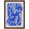 Dark wood frame