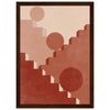 Dark wood frame