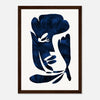 Dark wood frame