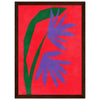 Dark wood frame