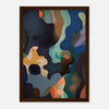 Dark wood frame