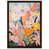 Dark wood frame