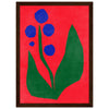 Dark wood frame