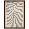 Dark wood frame