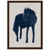 Dark wood frame