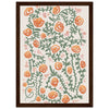 Dark wood frame