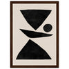 Dark wood frame