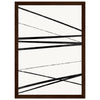 Dark wood frame