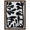 Dark wood frame